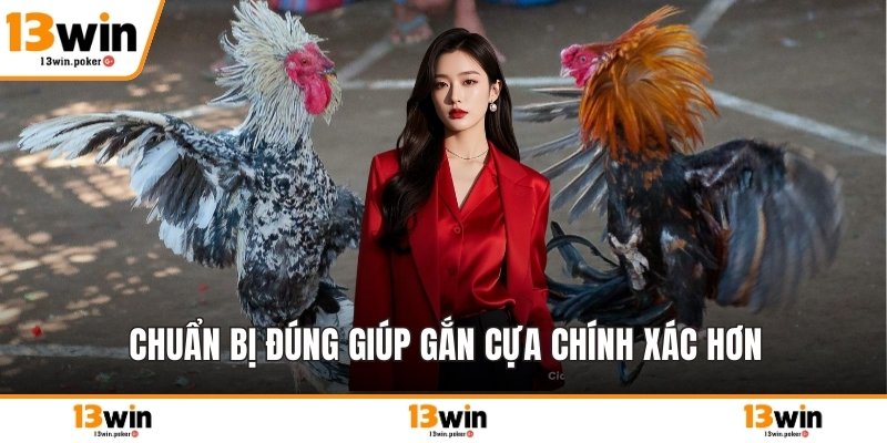 Chuẩn bị đúng giúp gắn cựa chính xác hơn