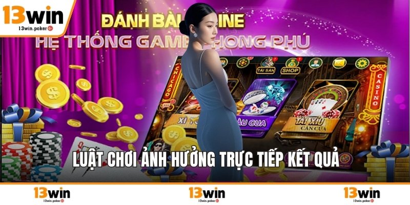 Luật chơi ảnh hưởng trực tiếp kết quả