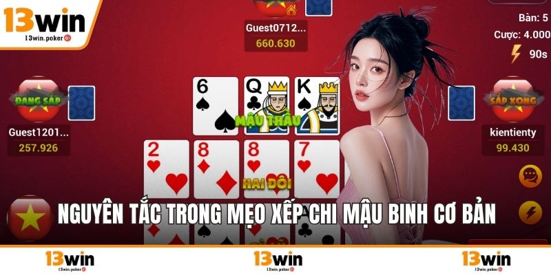 Nguyên tắc trong mẹo xếp chi mậu binh cơ bản
